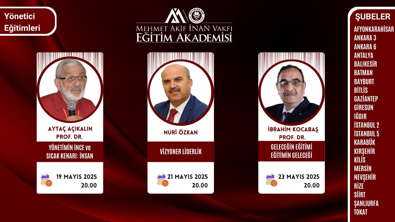 2025 MAYIS YÖNETİCİ EĞİTİMİ