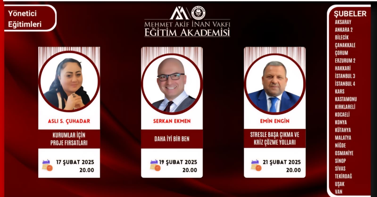 2025 ŞUBAT YÖNETİCİ EĞİTİMİ