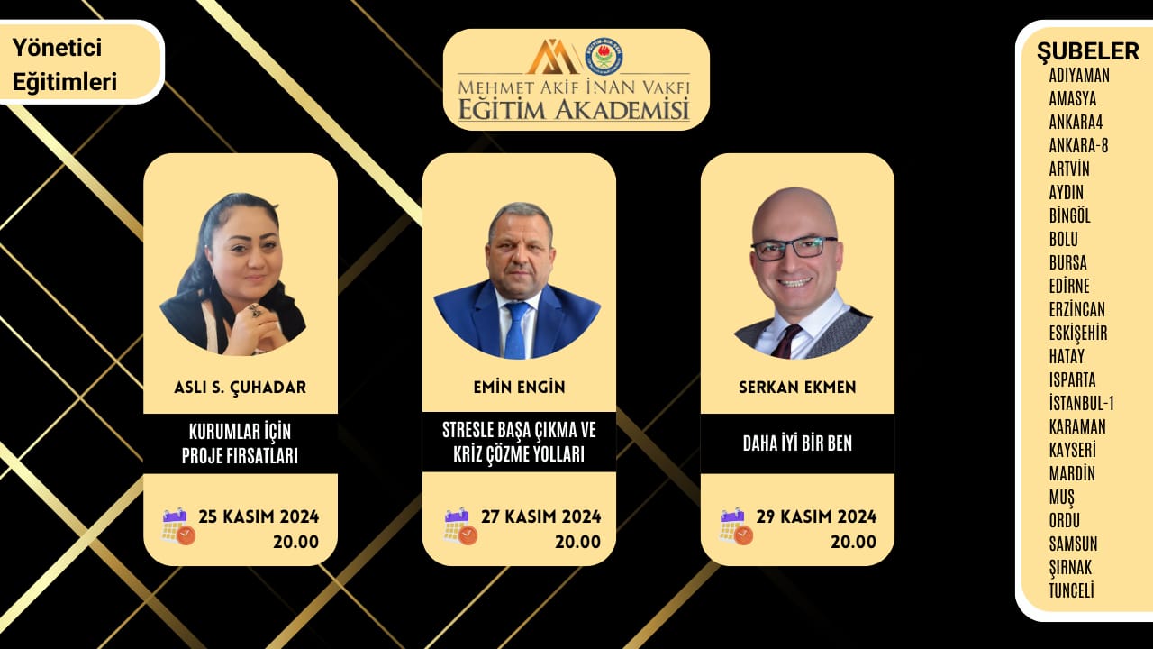 2024 KASIM YÖNETİCİ EĞİTİMİ