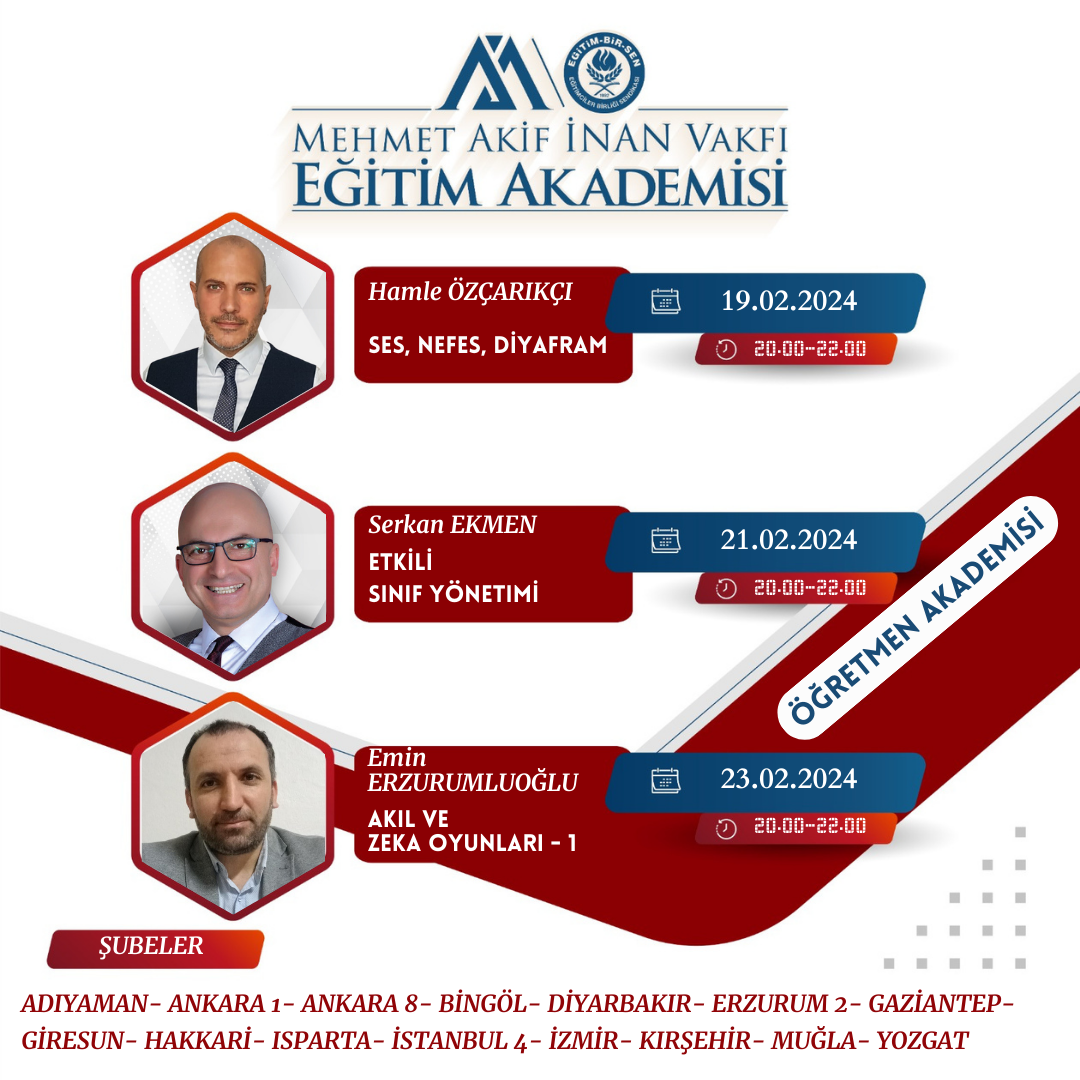 2024 ŞUBAT ÖĞRETMEN EĞİTİMİ