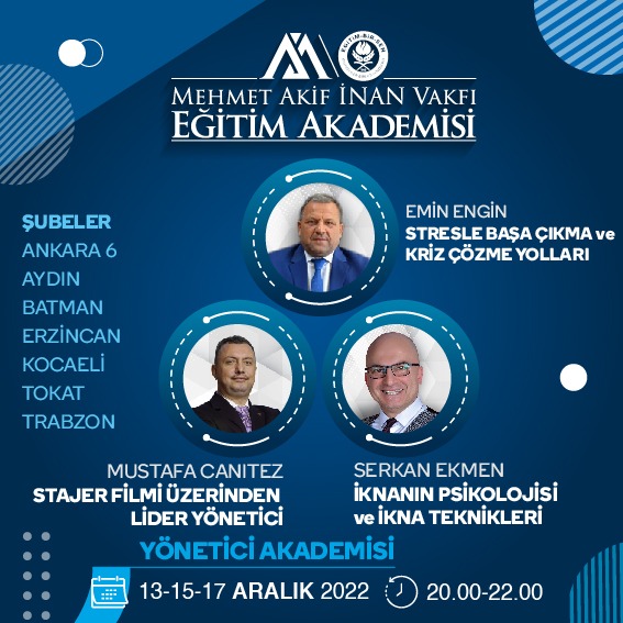 2022 ARALIK YÖNETİCİ EĞİTİMİ (13-15-17)