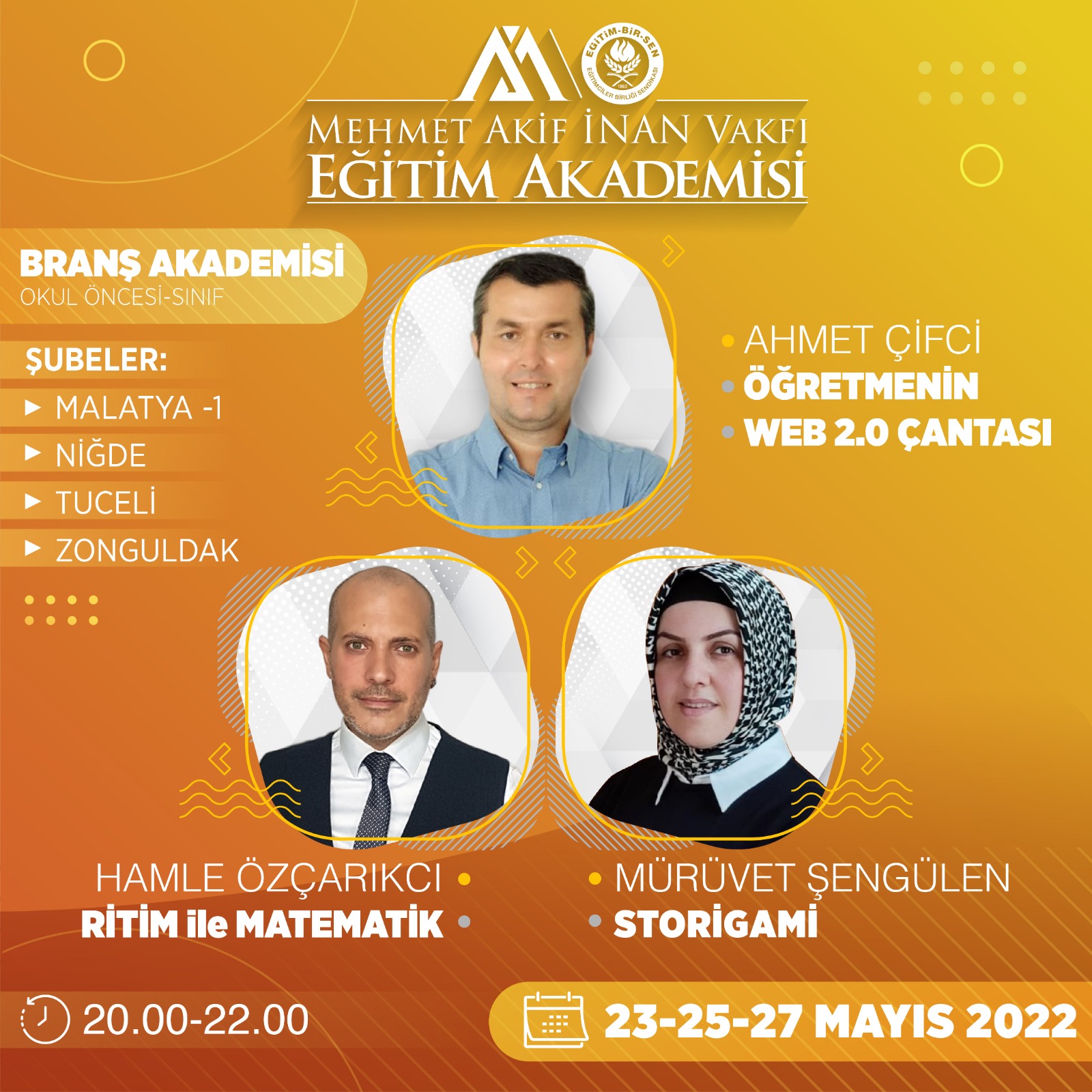 2023 MAYISN BRANŞ (OKUL ÖNCESİ-SINIF ÖĞRETMENLERİ) EĞİTİMİ (23-25-27)