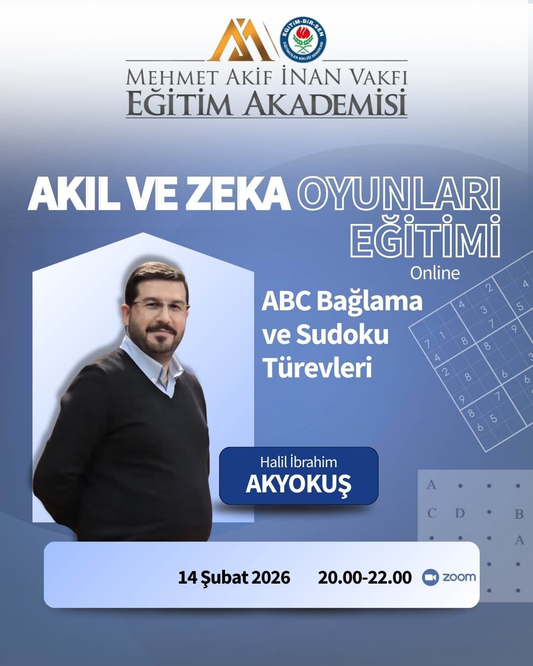 2026 OCAK AKIL ve ZEKA OYUNLARI: ABC BAĞLAMACA VE SUDOKU TÜREVLERİ