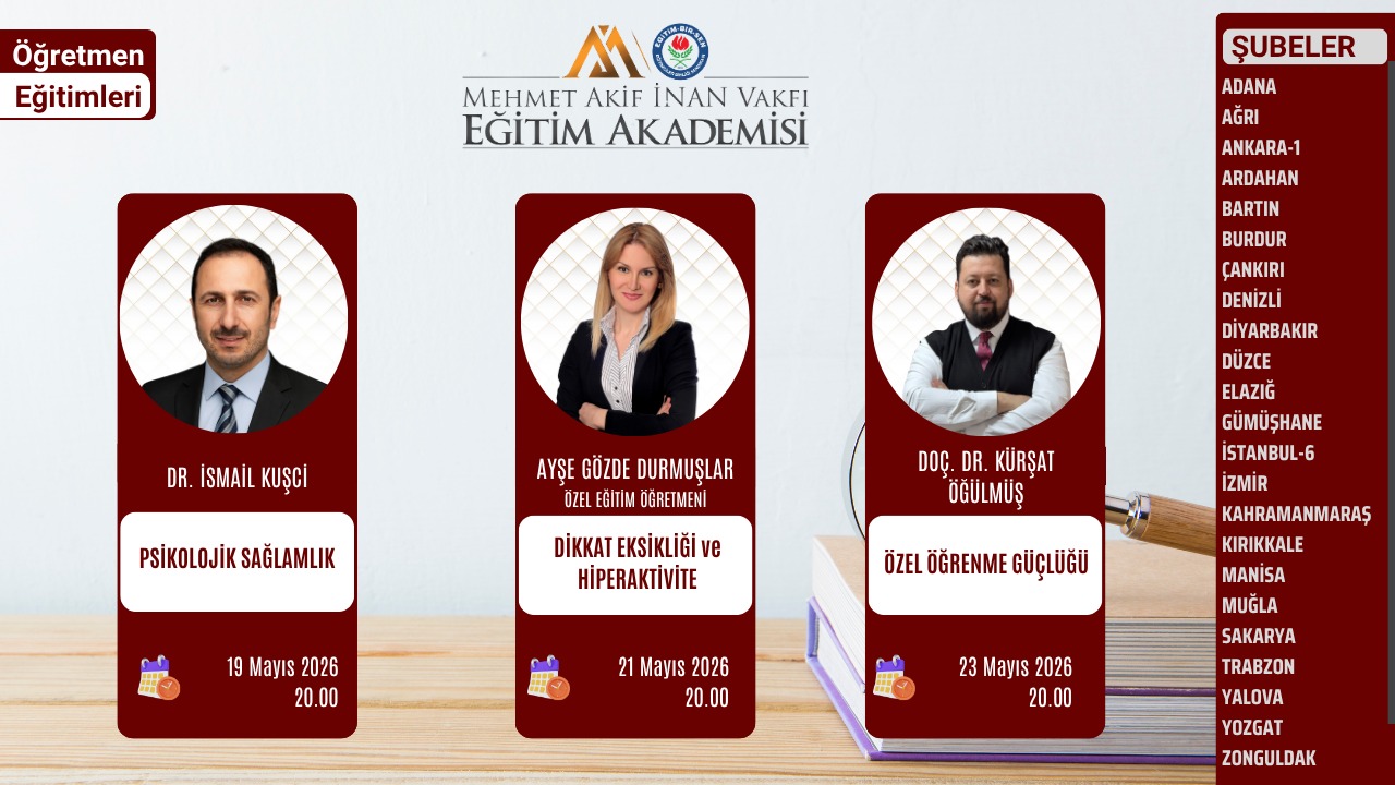 2026 MAYIS ÖĞRETMEN EĞİTİMİ